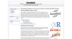 Desktop Screenshot of concordant.lip6.fr
