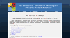 Desktop Screenshot of fetedelascience.lip6.fr