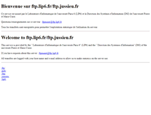 Tablet Screenshot of ftp.lip6.fr