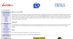 Desktop Screenshot of coccinelle.lip6.fr