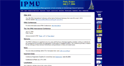 Desktop Screenshot of ipmu2006.lip6.fr