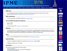 Tablet Screenshot of ipmu2006.lip6.fr